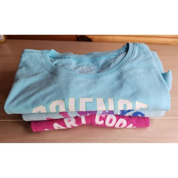 Bundle of 3 Children's Place Lot of 3 Girls Size 16 Short Sleeve Shirt - Picture 1 of 12